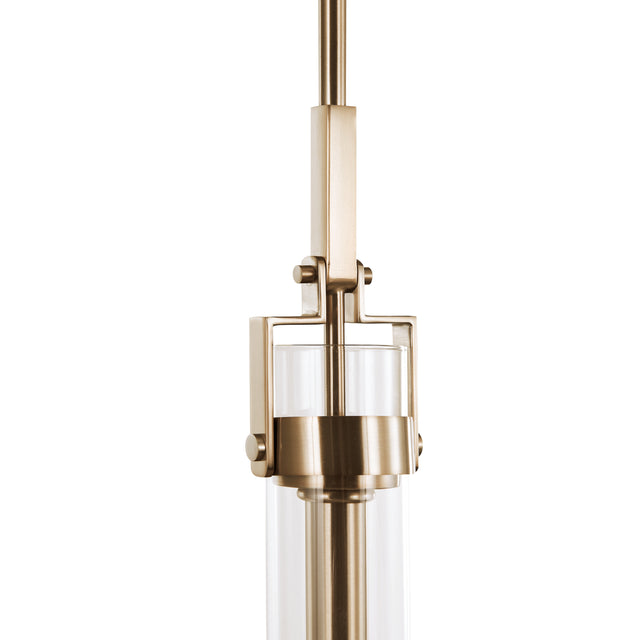 Foxwich Modern Industrial Brushed Brass Pendant - Light Goods