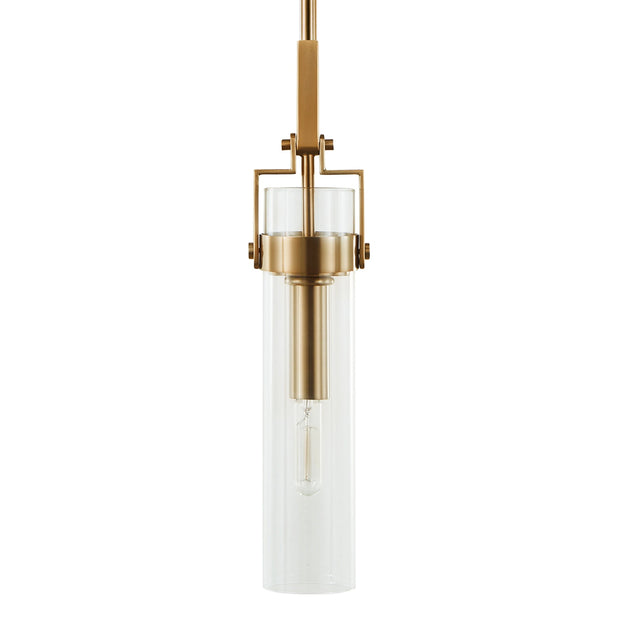 Foxwich Modern Industrial Brushed Brass Pendant P67861BB - Light Goods