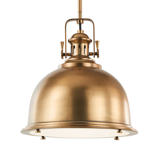 Stirling Architectural Aged Brass Pendant P68021AGB - Light Goods